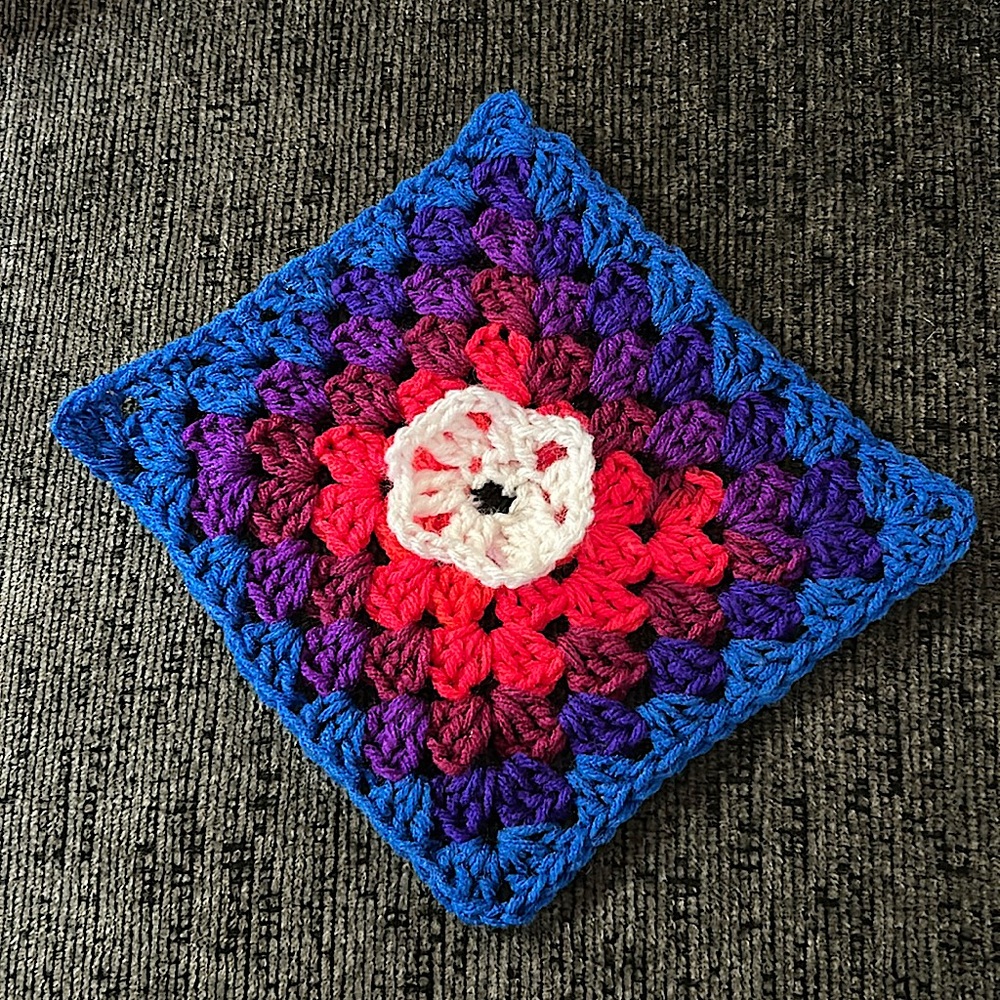 Neon Floral Wall Hanging